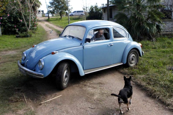 El VW Fusca de Pepe Mujica