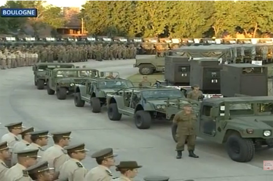 El gobierno renovó la movilidad del ejército y mostró los Hummer usados que compró hace 15 meses