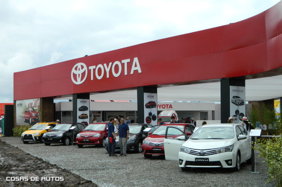 Stand de Toyota en ExpoAgro 2015
