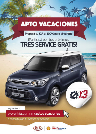 #Posventa: Kia Argentina lanza una promo previa a las vacaciones