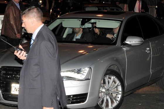 CFK en el Audi A8L de presidencia