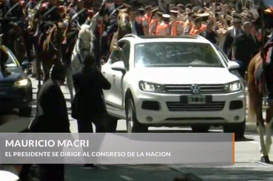 Touareg usada por Macri