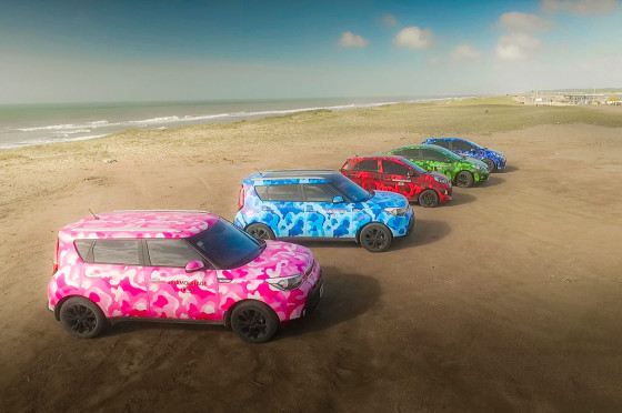 #Verano2016: Kia apuesta al color y al camouflaje en Punta del Este