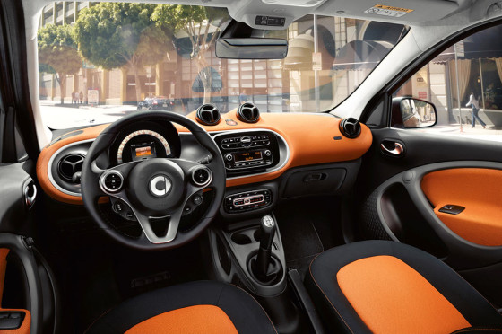 Interior del nuevo smart