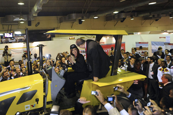 CFK y Moreno en Angola