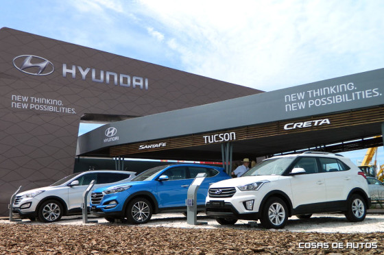 Stand de Hyundai en ExpoAgro 2016