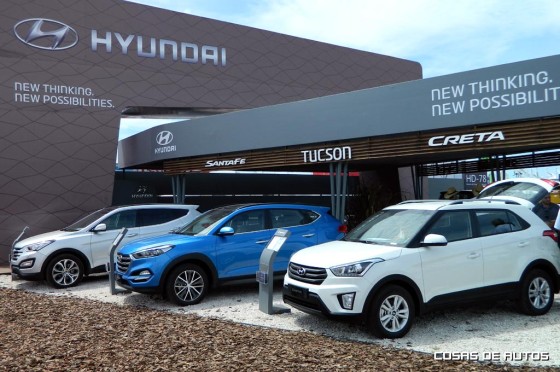 Stand de Hyundai en ExpoAgro 2016