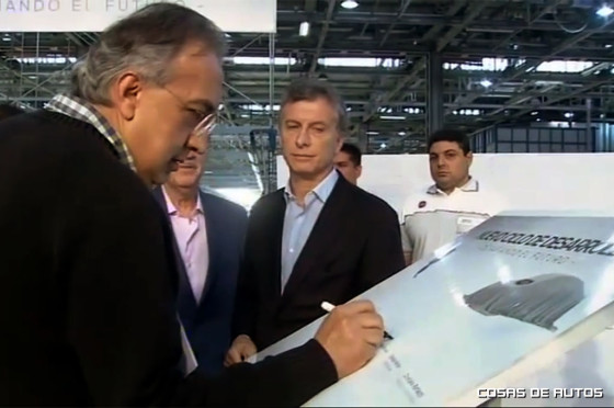 Marchionne estampa su firma en Ferreyra