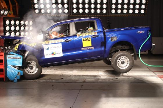 Nueva Ranger probada por Latin NCAP