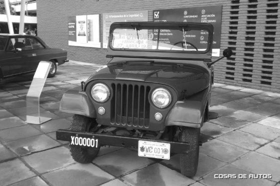 Primer vehículo salido de Fábrica Santa Isabel: un Jeep IKA.