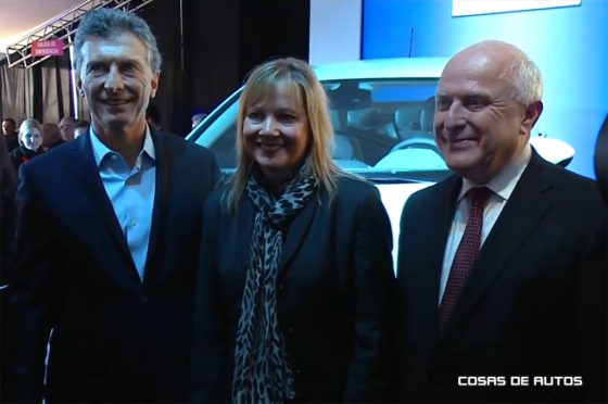 Macri y Barra juntos en GM Argentina