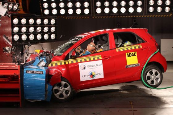 LatinNCAP ensayó el KiaPicanto