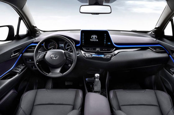 Interior del Toyota C-HR