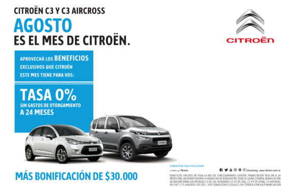 Citroen Bonificaciones agosto