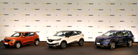 Renault Kwid, Captur y Koleos