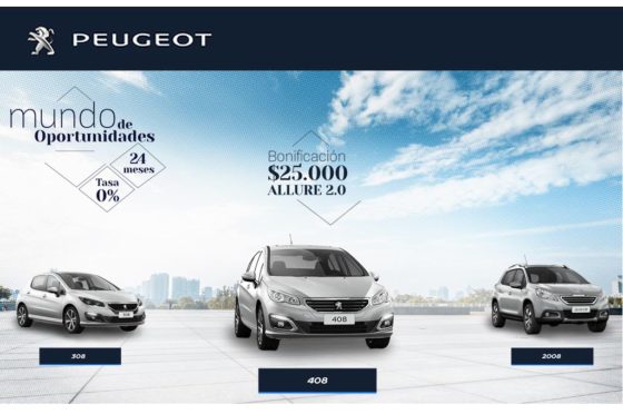 Durante septiembre, Peugeot extiende su financiación a tasa 0%