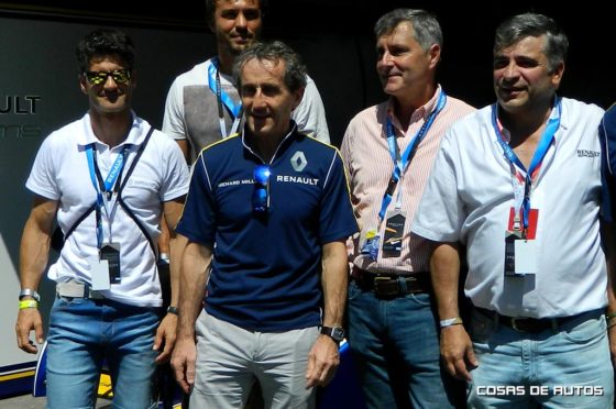 Emiliano Spataro y Alain Prost