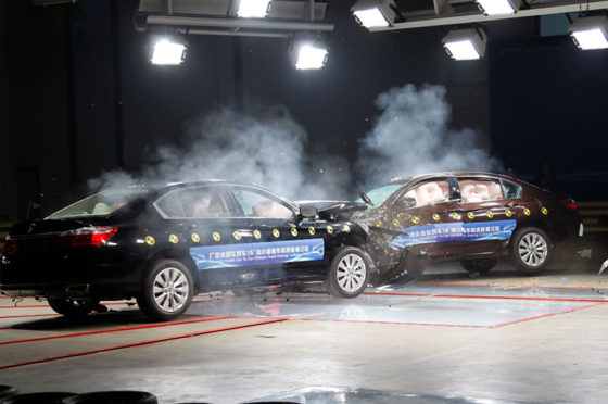 Crash test "auto a auto"
