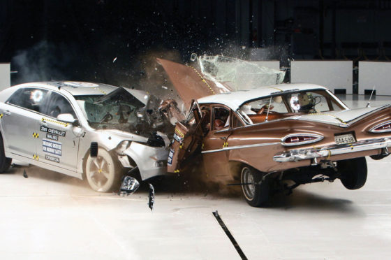 Crash test "auto a auto"
