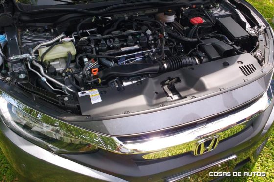 Motor 1.5 turbo de 173 cv del Nuevo Civic
