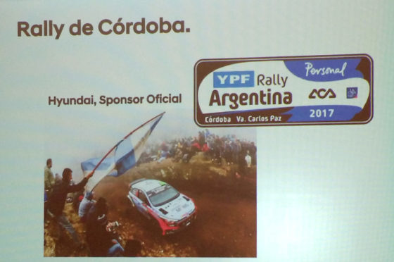Hyundai es el vehículo oficial del Rally Argentina 2017