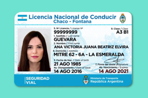 Nueva Licencia Nacional de Conducir