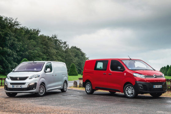 Expert y Jumpy, juntas. Foto: SoloCamion.es