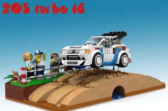 Peugeot 205 T16 en Lego