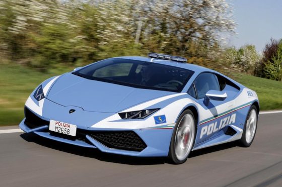 Lamborghini Huracán de la Policía de Bolonia