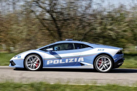 Lamborghini Huracán de la Policía de Bolonia