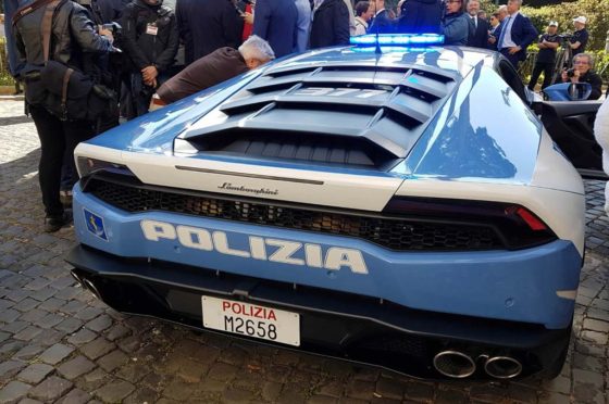 Lamborghini Huracán de la Policía de Bolonia