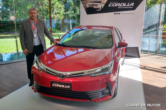 Juan Pablo Grano y el Nuevo Corolla