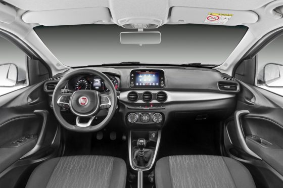 Interior del Fiat Argo 1.3