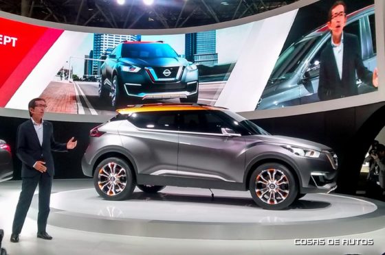 En 2012, Nakamura develó el Nissan Kicks concept en Brasil
