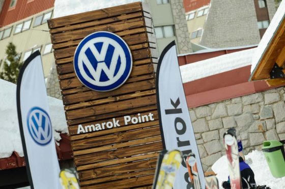 #Invierno2017: fuerte presencia de Volkswagen en Las Leñas con la Amarok V6 como protagonista
