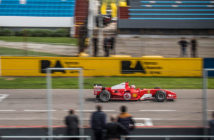 Pérez Companc giró con su Ferrari de Fórmula 1 en el Autódromo