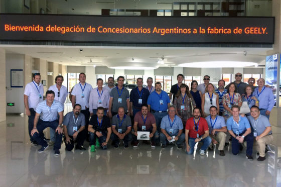 Geely Argentina visitó China