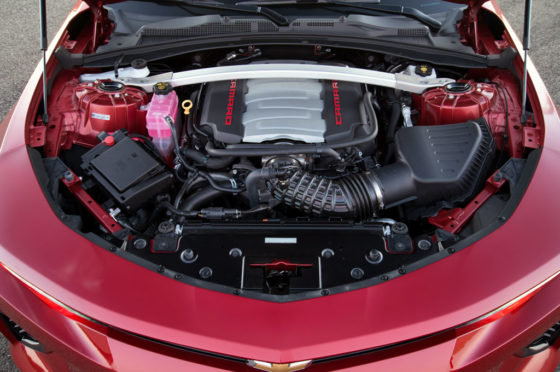 Motor del Camaro SS 2018
