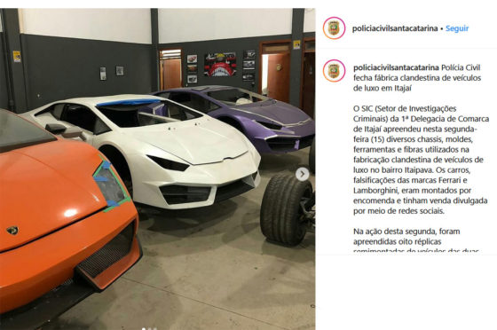 Lamborghinis Truchos en Brasil
