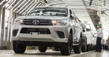 Toyota Hilux en la planta de Zárate