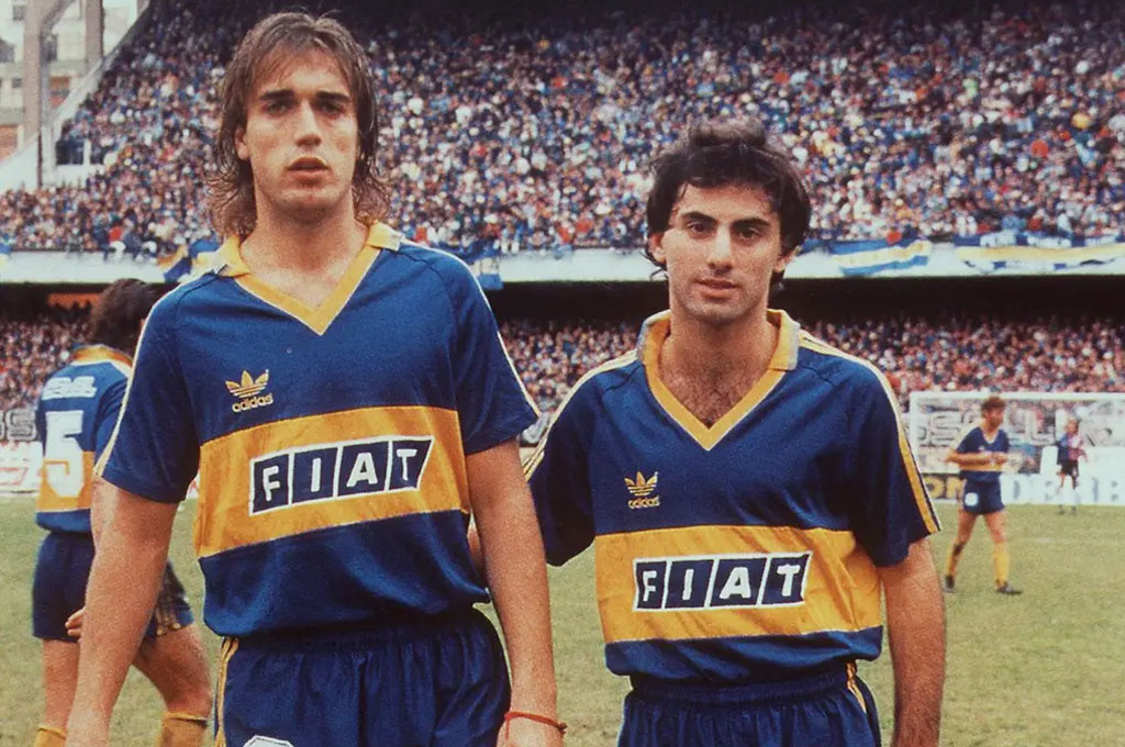 Boca 1991 - Fiat - Batistuta y Latorre