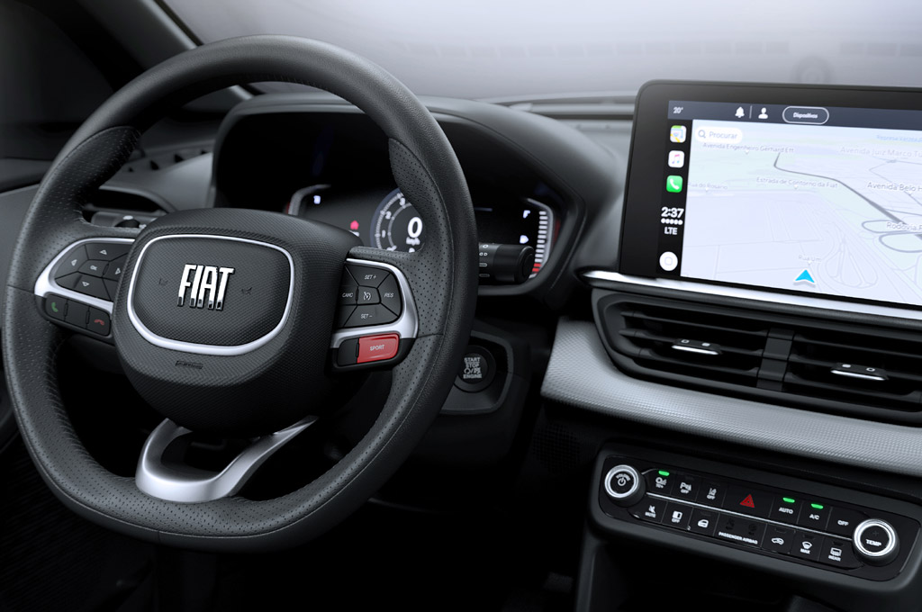 Así es el interior del Fiat Pulse