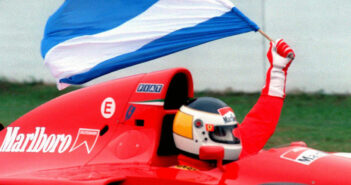 Reutemann en la previa del GP de Argentina 1995