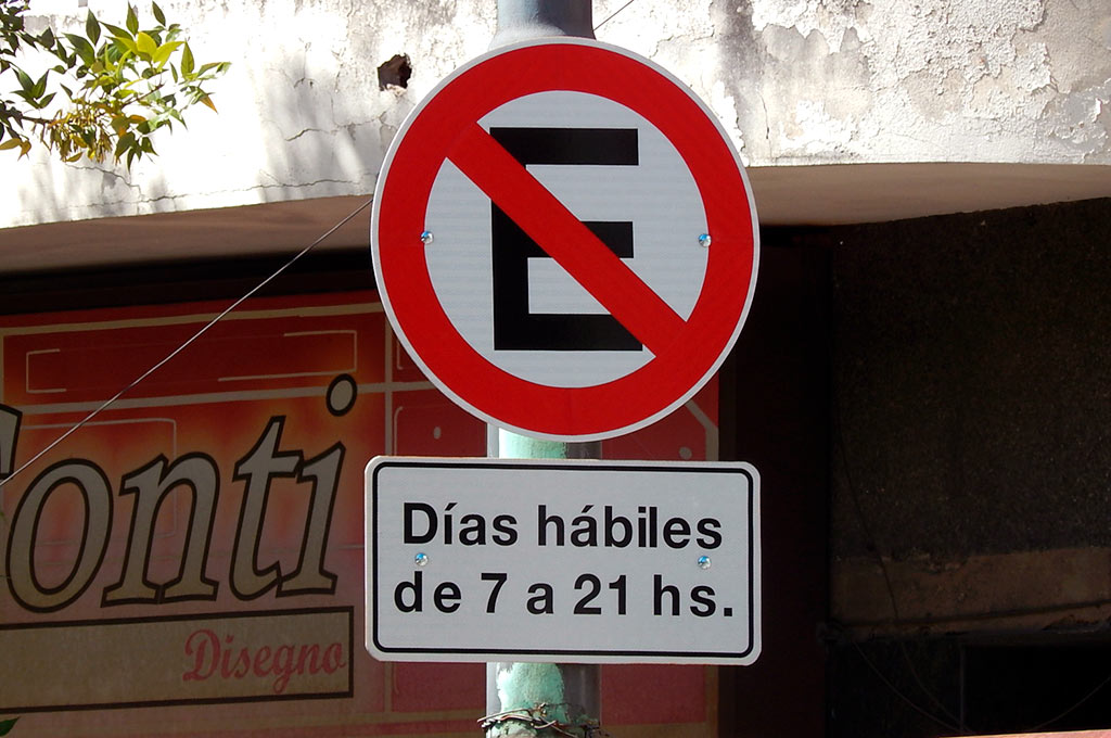 Prohibido estacionar