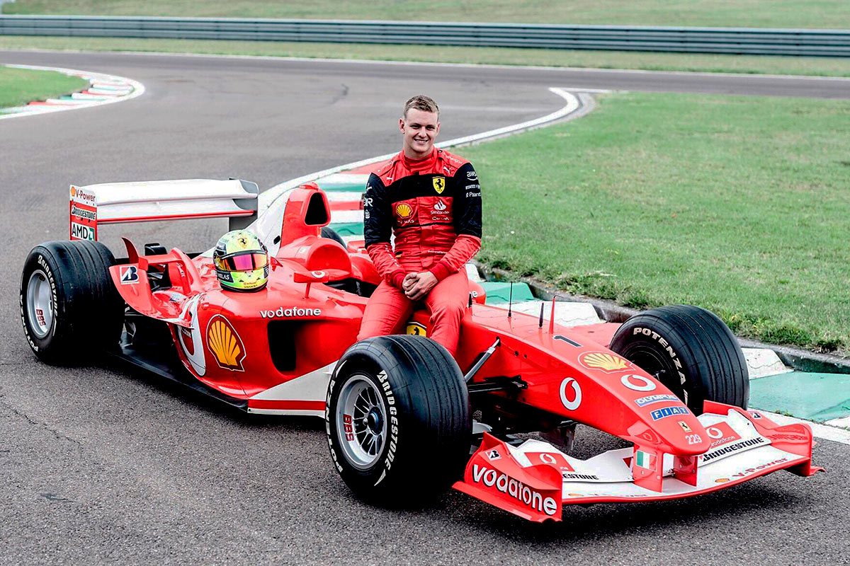 Ferrari F2003-GA con la que Michael Schumacher