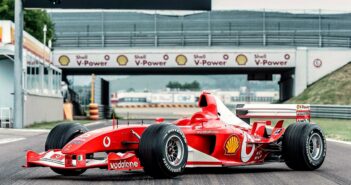 Ferrari F2003-GA con la que Michael Schumacher