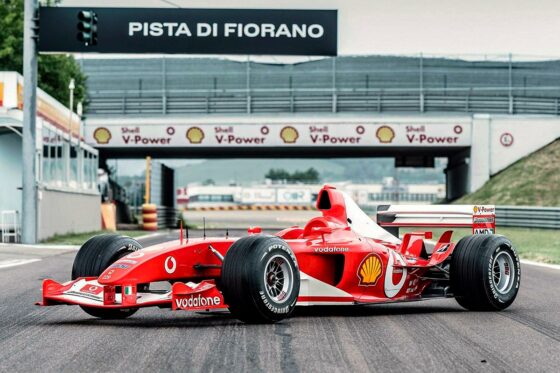 Ferrari F2003-GA con la que Michael Schumacher