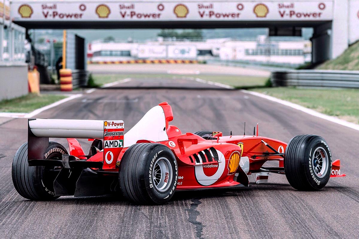 Ferrari F2003-GA con la que Michael Schumacher