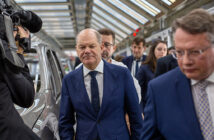 Olaf Scholz visitó el Centro Industrial Pacheco de VW Group Argentina
