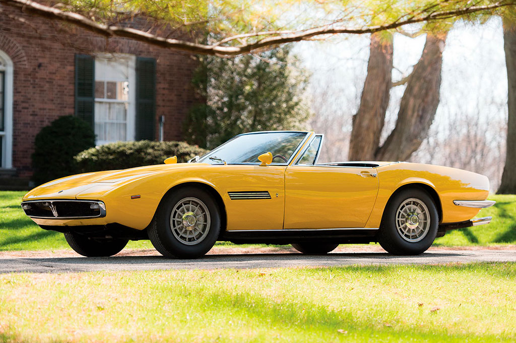 Maserati Ghibli Spyder número 1 de 125. Foto: RM Auctions.